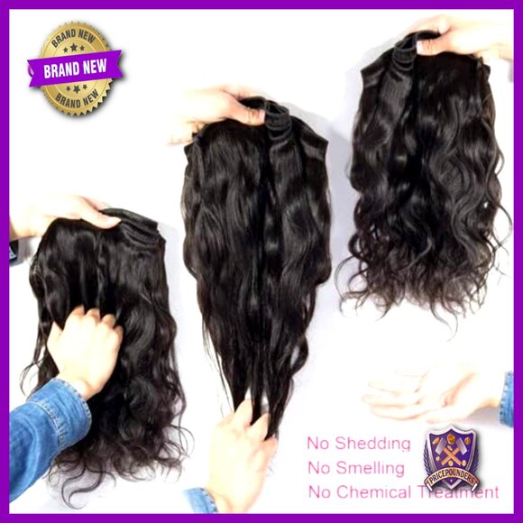 Brazilian Virgin Hair Extensions 4 Bundles Body Wave 400g 16-22 Inch main image 2
